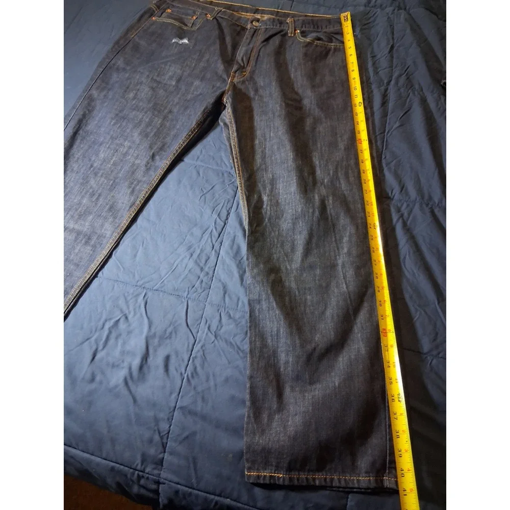 Levis 569 Loose Straight Fit Mens Jeans Dark‎ Wash Indigo W40 L32 00569-0127